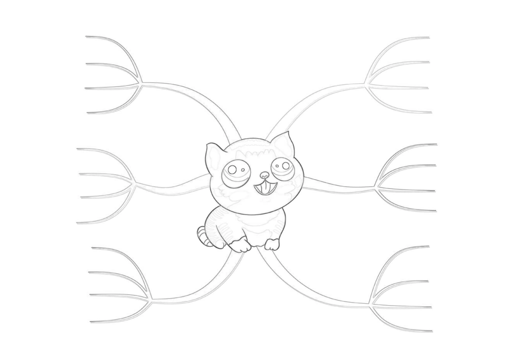 50套黑白导图_小学生思维导图模板50套