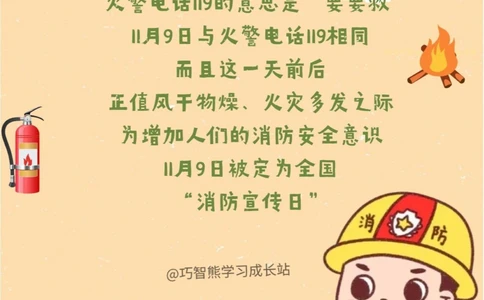 119全国消防日孩子必学的消防安全知识_中小学精品资料(高清可打印)_常识知识大全集140份高清资料整理版