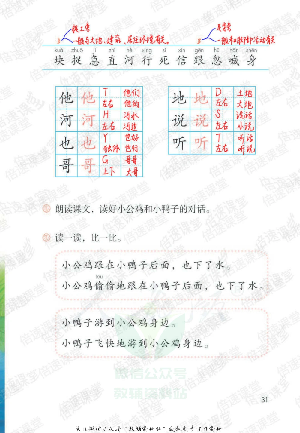 一年级下册语文部编版课堂笔记（倍速版）_小学初中学霸笔记类资料汇总6.33GB_小学同步课堂笔记2.76GB_1~6年级全册语文部编版课堂笔记