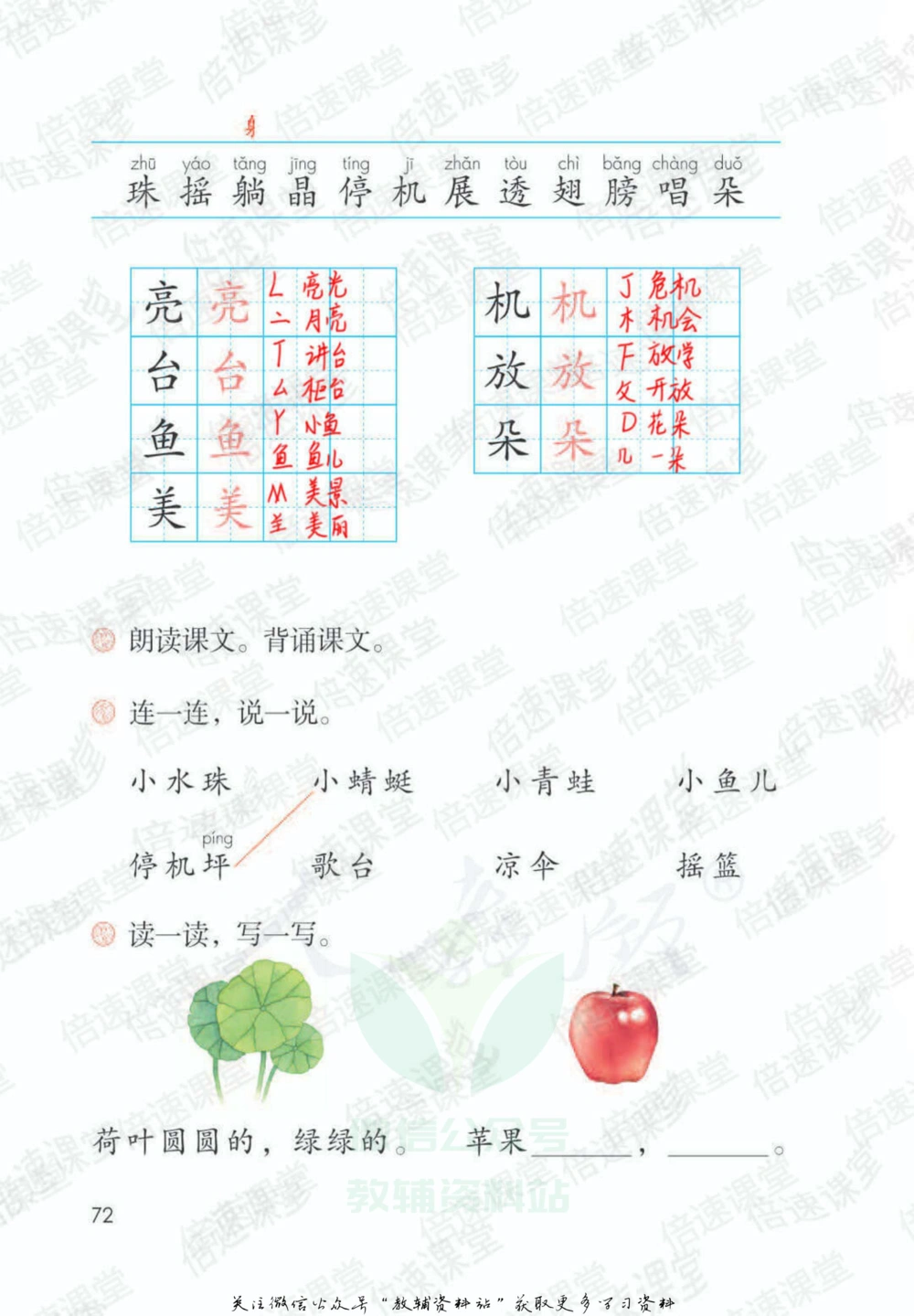 一年级下册语文部编版课堂笔记（倍速版）_小学初中学霸笔记类资料汇总6.33GB_小学同步课堂笔记2.76GB_1~6年级全册语文部编版课堂笔记