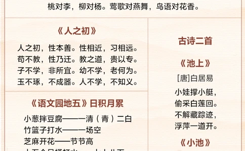 一年级下册必背古诗-让孩子寒假先熟悉_2025抖音最火小学全科全年级资料大全集超完整版_小学语文VIP资源禁止外传