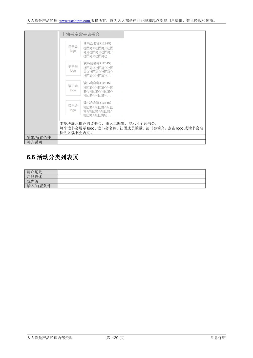 需求文档实例读书人频道产品需求-人人都是产品经理出品_436套软件开发需求文档_VD516-软件开发需求文档_10各类系统软件开发需求_更新内容_产品需求文档案例（73份）