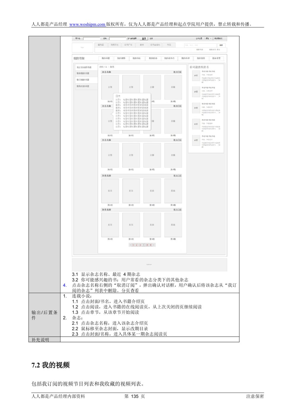 需求文档实例读书人频道产品需求-人人都是产品经理出品_436套软件开发需求文档_VD516-软件开发需求文档_10各类系统软件开发需求_更新内容_产品需求文档案例（73份）