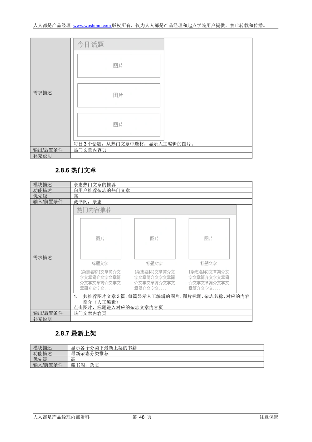需求文档实例读书人频道产品需求-人人都是产品经理出品_436套软件开发需求文档_VD516-软件开发需求文档_10各类系统软件开发需求_更新内容_产品需求文档案例（73份）