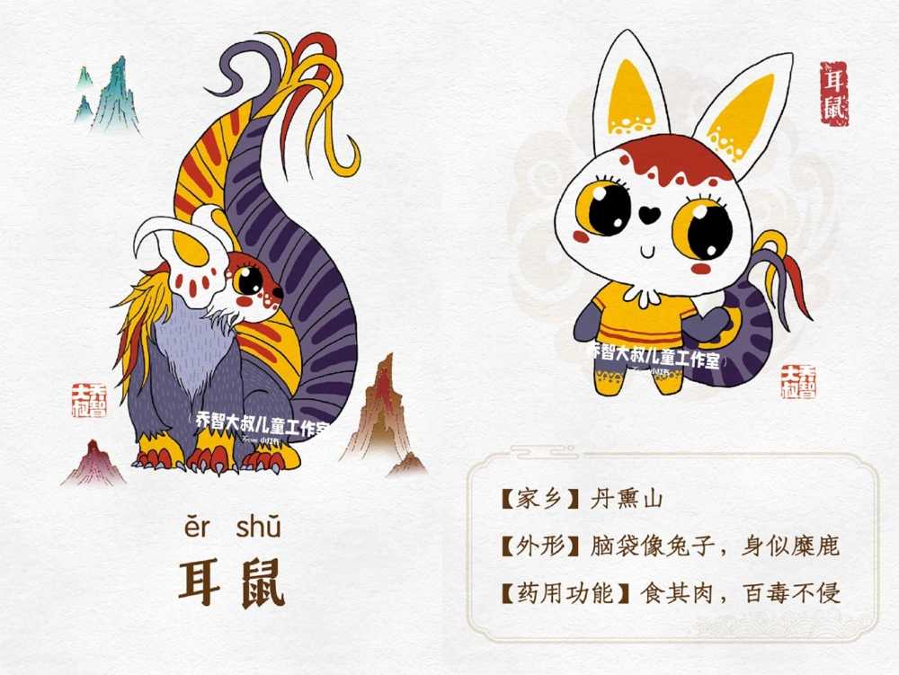 一天一个小百科&mdash;&mdash;山海经之神兽（三）_中小学精品资料(高清可打印)_百科知识大全集312份高清资料整理版