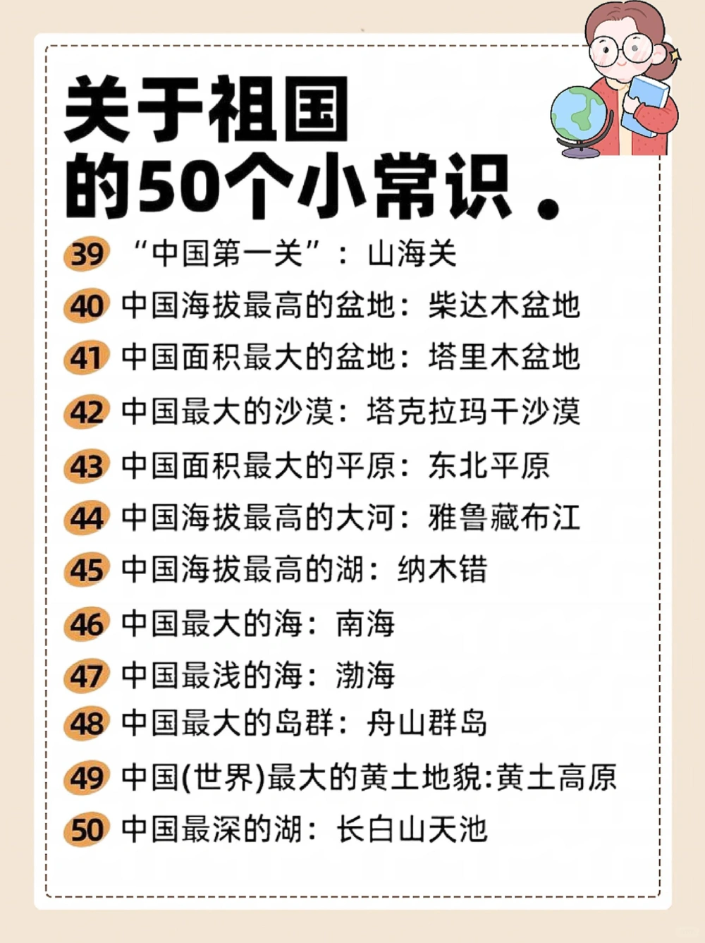 50个小常识，让你秒变祖国通！_中小学精品资料(高清可打印)_百科知识大全集312份高清资料整理版