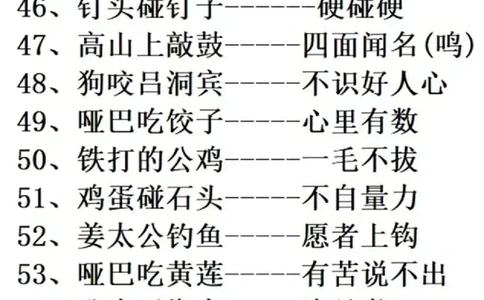 81个俗语，家有孩子的，保存下来_中小学精品资料(高清可打印)_百科知识大全集312份高清资料整理版