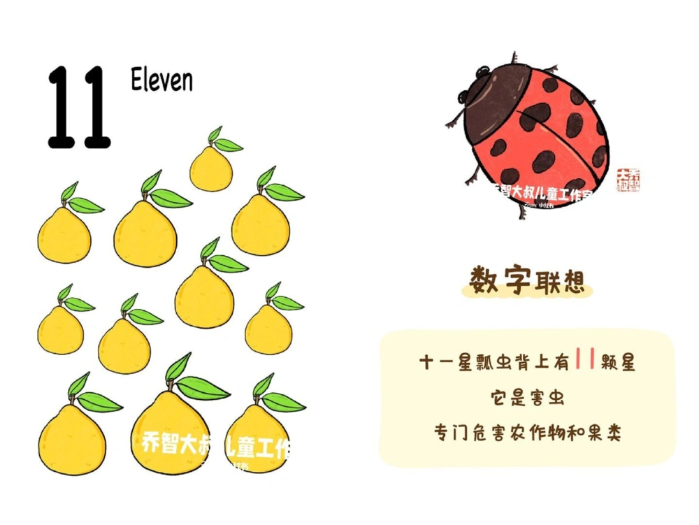 一天一个小百科&mdash;&mdash;数字启蒙（11-20）_中小学精品资料(高清可打印)_百科知识大全集312份高清资料整理版