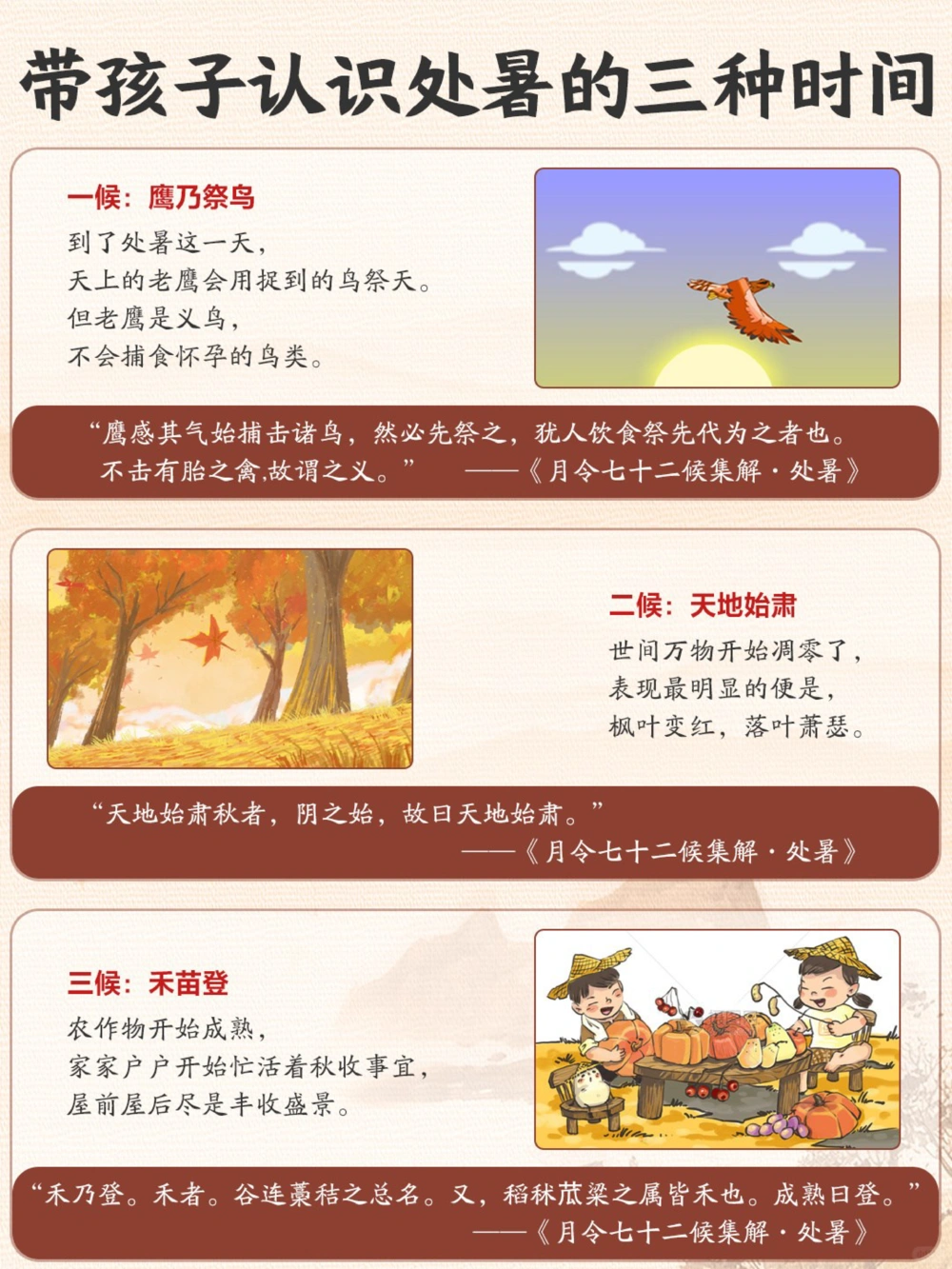 24节气科普让小朋友认识二十四节气之处暑_中小学精品资料(高清可打印)_古文化大全集628份高清资料整理版