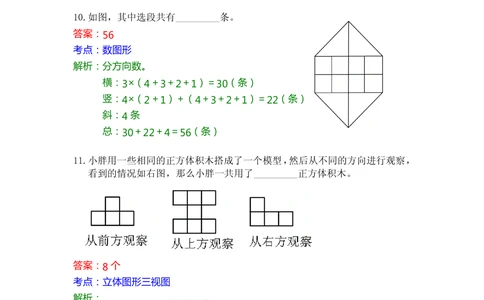 2015第十五届中环杯二年级初赛详解_小学奥数举一反三1-6年级相关课程_奥数历年杯赛真题全套（PDF、Word可打印）_06、其他-中环杯真题（部分年限二、三、四、五年级）_初赛_二年级