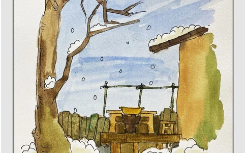 『大雪』日暮苍山远，天寒白屋贫_中小学精品资料(高清可打印)_古文化大全集628份高清资料整理版