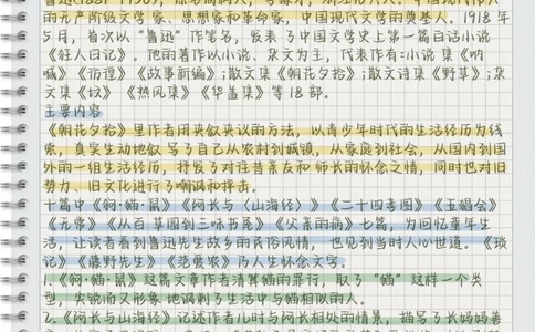 《朝花夕拾》知识点总结#朝花夕拾#知识点总结#每天学习一点点_中小学精品资料(高清可打印)_初中大全集高清资料整理版