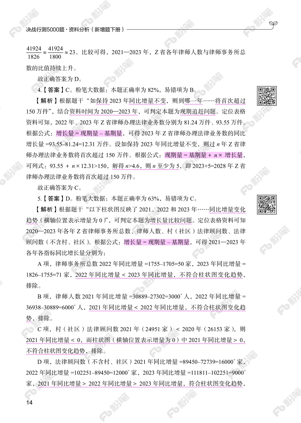 资料分析下册_2026申论+行测_行测2026版行测5000题_2026年新增内容