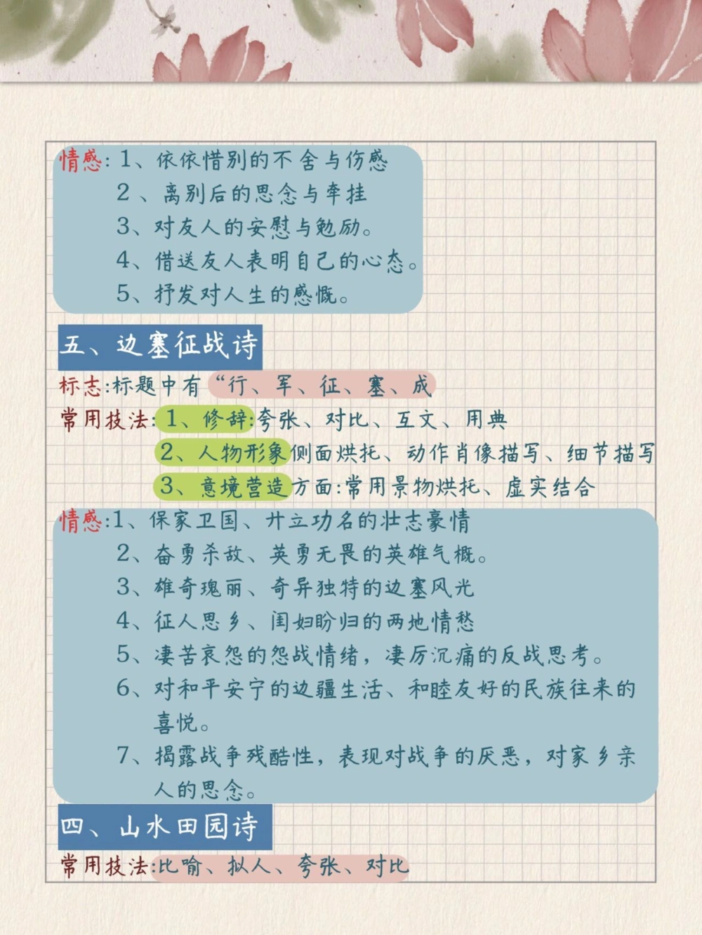 7-9年级诗歌鉴赏，点燃你的文学热情_中小学精品资料(高清可打印)_古诗词大全集281份高清资料整理版