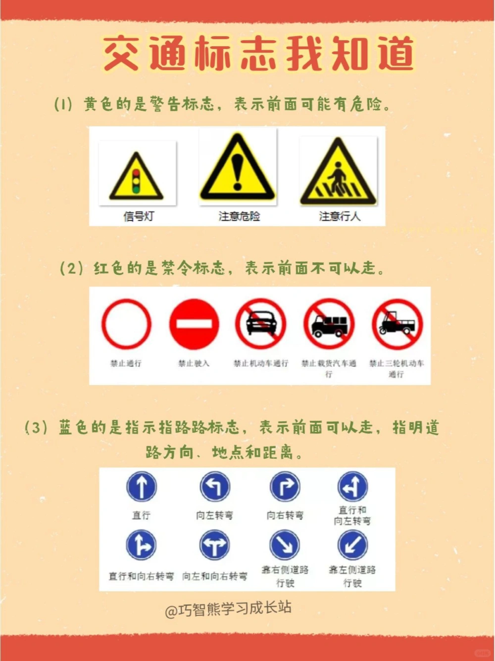 12.2交通安全日给孩子的交通安全知识_中小学精品资料(高清可打印)_常识知识大全集140份高清资料整理版