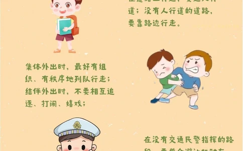 12.2交通安全日给孩子的交通安全知识_中小学精品资料(高清可打印)_常识知识大全集140份高清资料整理版