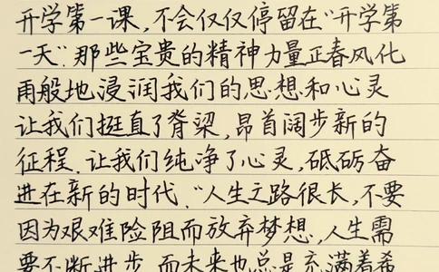 《开学第一课》观后感万能结尾，可以说每年的开学第一课观后感都能用#作文素材_中小学精品资料(高清可打印)_初中大全集高清资料整理版