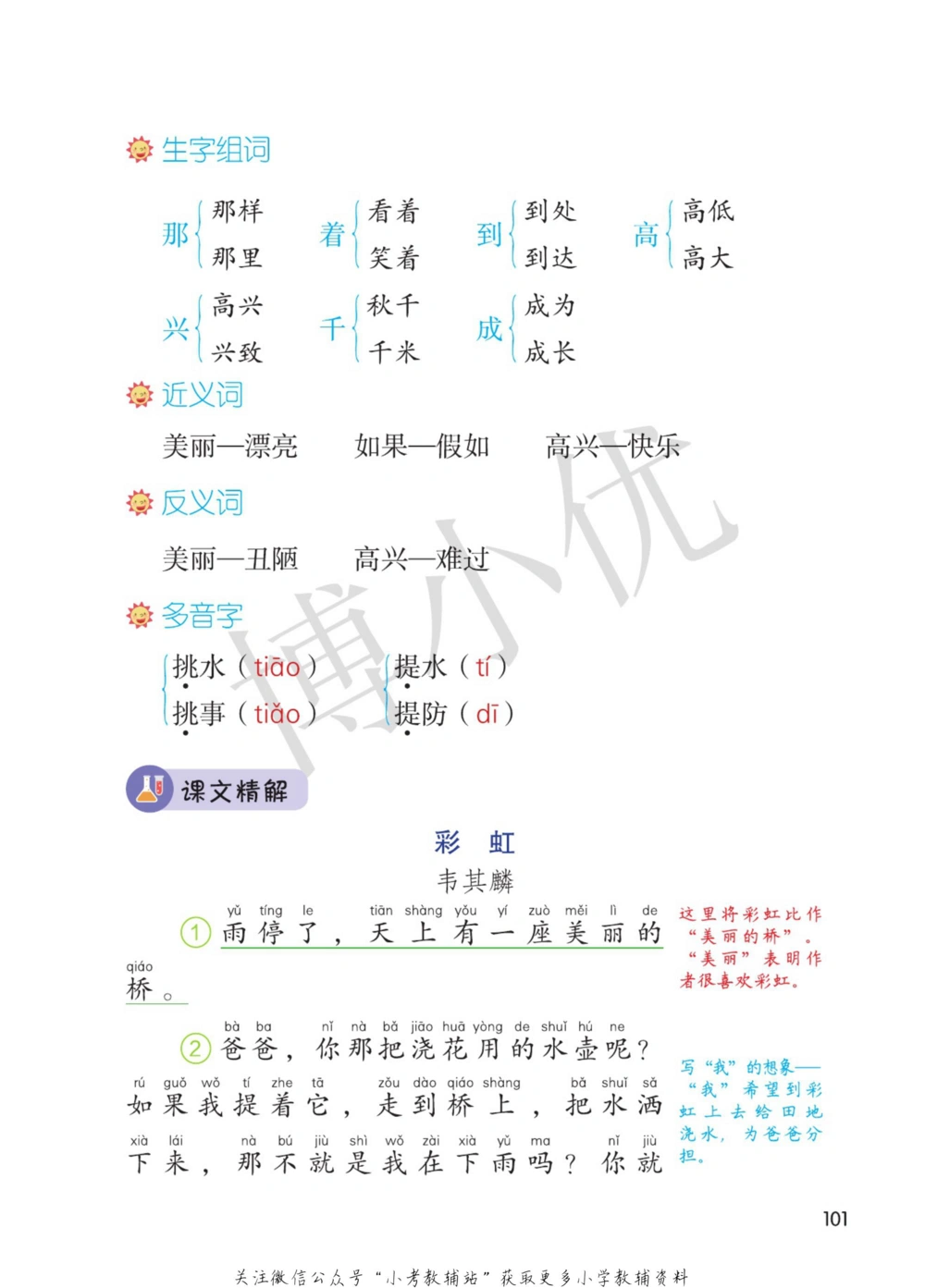 一年级下册语文部编版课堂笔记（博小优）_小学初中学霸笔记类资料汇总6.33GB_小学同步课堂笔记2.76GB_1~6年级全册语文部编版课堂笔记