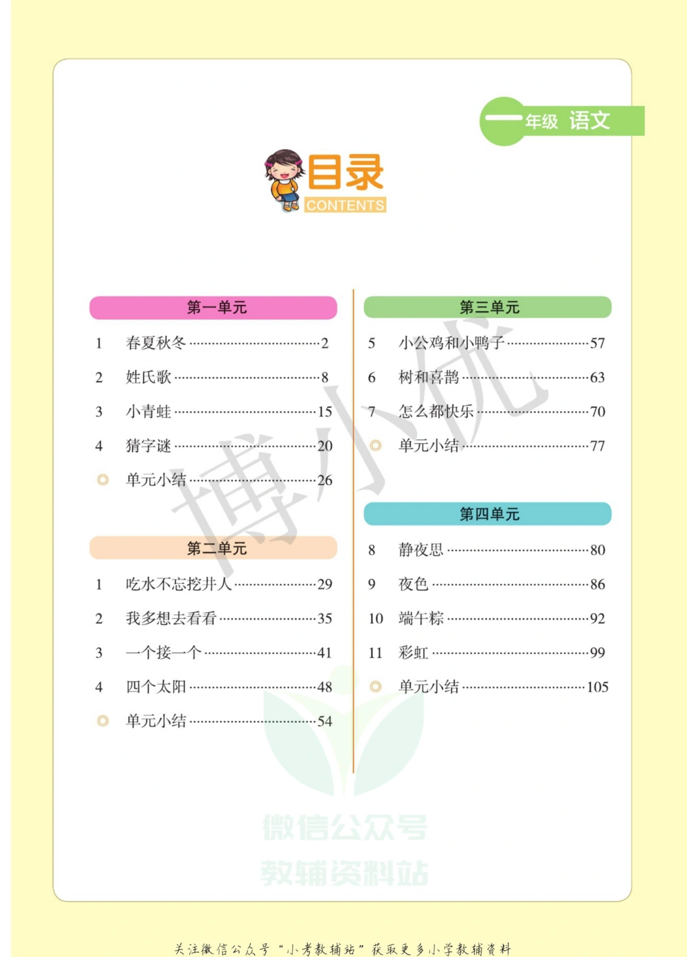 一年级下册语文部编版课堂笔记（博小优）_小学初中学霸笔记类资料汇总6.33GB_小学同步课堂笔记2.76GB_1~6年级全册语文部编版课堂笔记