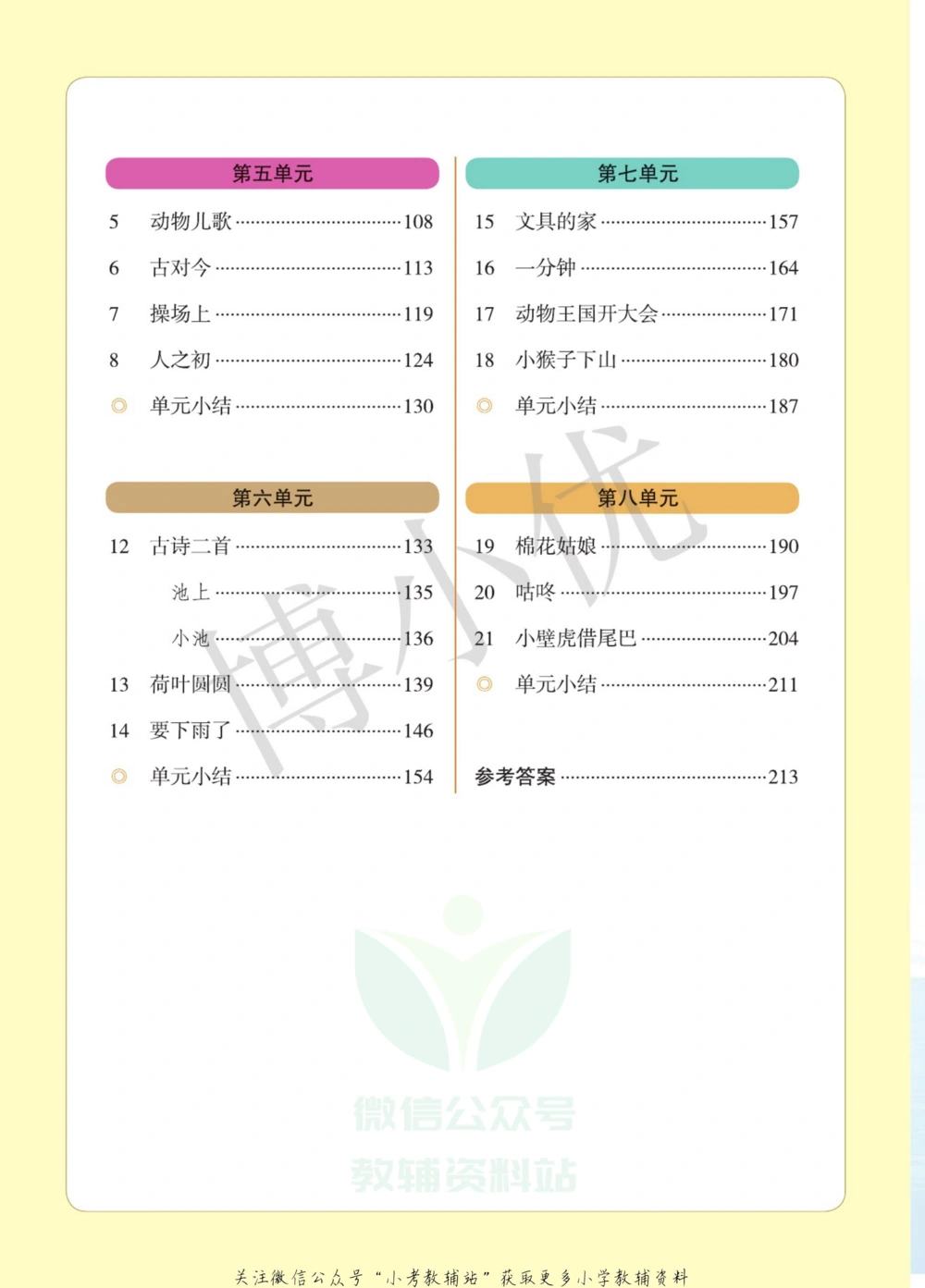一年级下册语文部编版课堂笔记（博小优）_小学初中学霸笔记类资料汇总6.33GB_小学同步课堂笔记2.76GB_1~6年级全册语文部编版课堂笔记