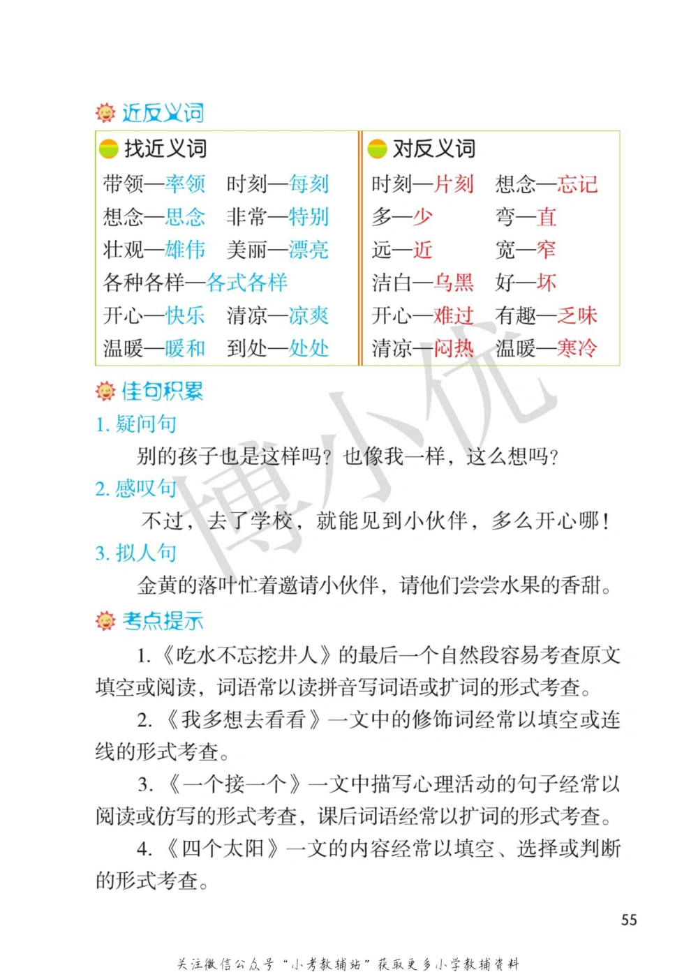 一年级下册语文部编版课堂笔记（博小优）_小学初中学霸笔记类资料汇总6.33GB_小学同步课堂笔记2.76GB_1~6年级全册语文部编版课堂笔记