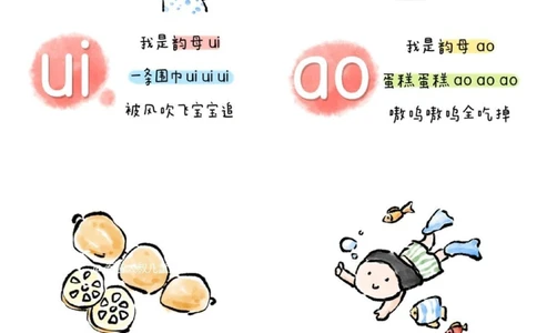 一天一个小百科&mdash;&mdash;拼音启蒙之24个韵母_中小学精品资料(高清可打印)_百科知识大全集312份高清资料整理版