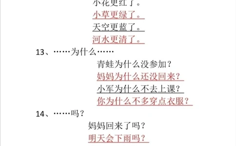 一年级全册写句子不用愁了！每年必考的写句子都在这里！刚上一年级的小朋友写不出简单的句子，所以一开始只能把这些简单的句型都背下来默写下来，害怕写句子和看图写话的小朋友可以试试！#一年级#一年级语文#看图写话