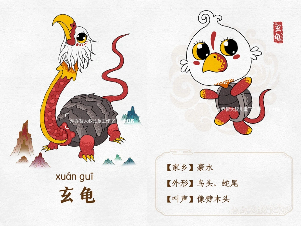 一天一个小百科&mdash;&mdash;山海经纸神兽（四）_中小学精品资料(高清可打印)_百科知识大全集312份高清资料整理版