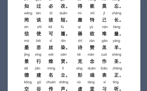 《千字文》完整版国学启蒙读物_中小学精品资料(高清可打印)_古文化大全集628份高清资料整理版