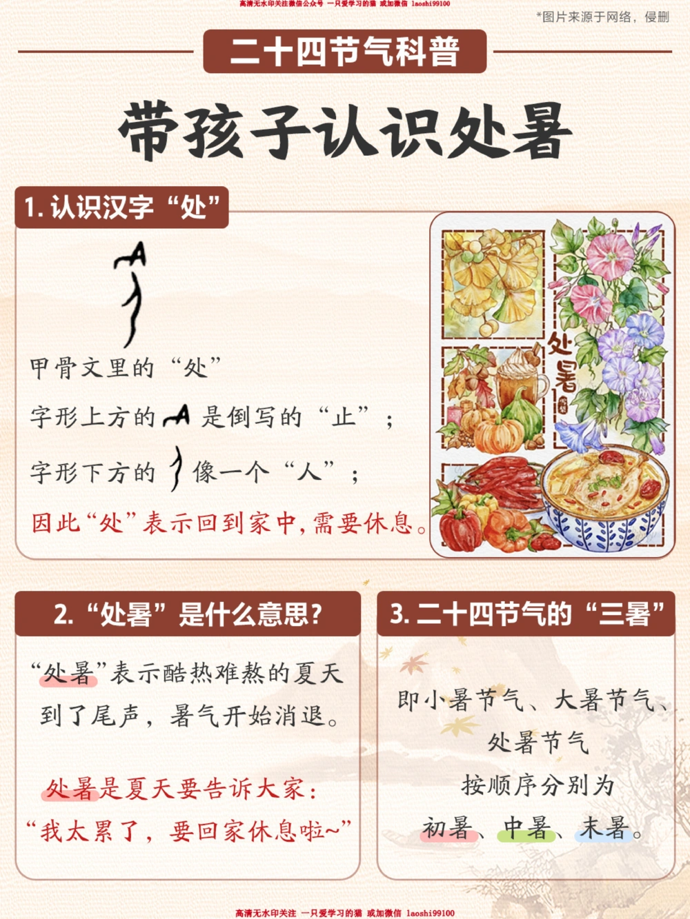 24节气科普让小朋友认识二十四节气之处暑_2025抖音最火小学全科全年级资料大全集超完整版_家庭教育VIP资源禁止外传