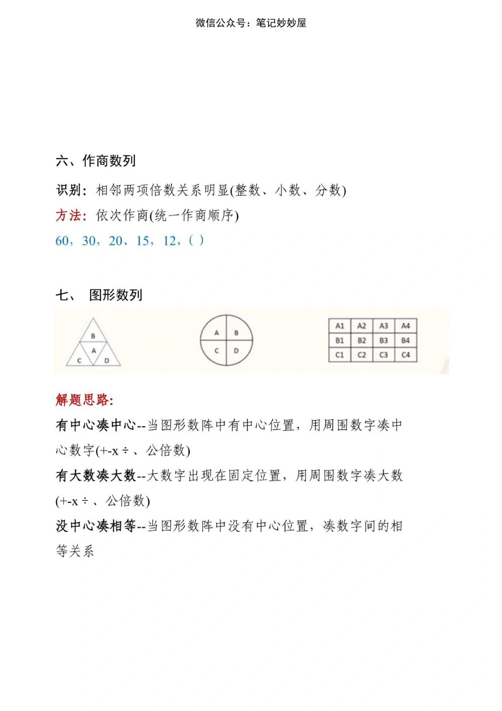高照｜25数推400题知识点笔记_数字推理刷题题本_数字推理刷题题本
