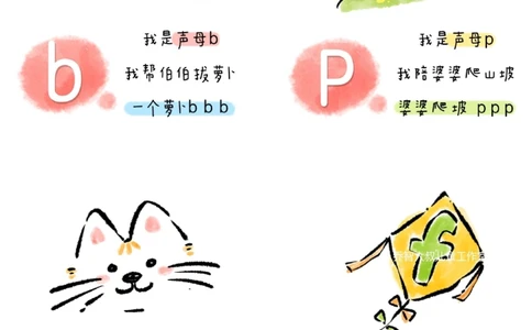 一天一个小百科&mdash;&mdash;拼音启蒙之23个声母_中小学精品资料(高清可打印)_百科知识大全集312份高清资料整理版