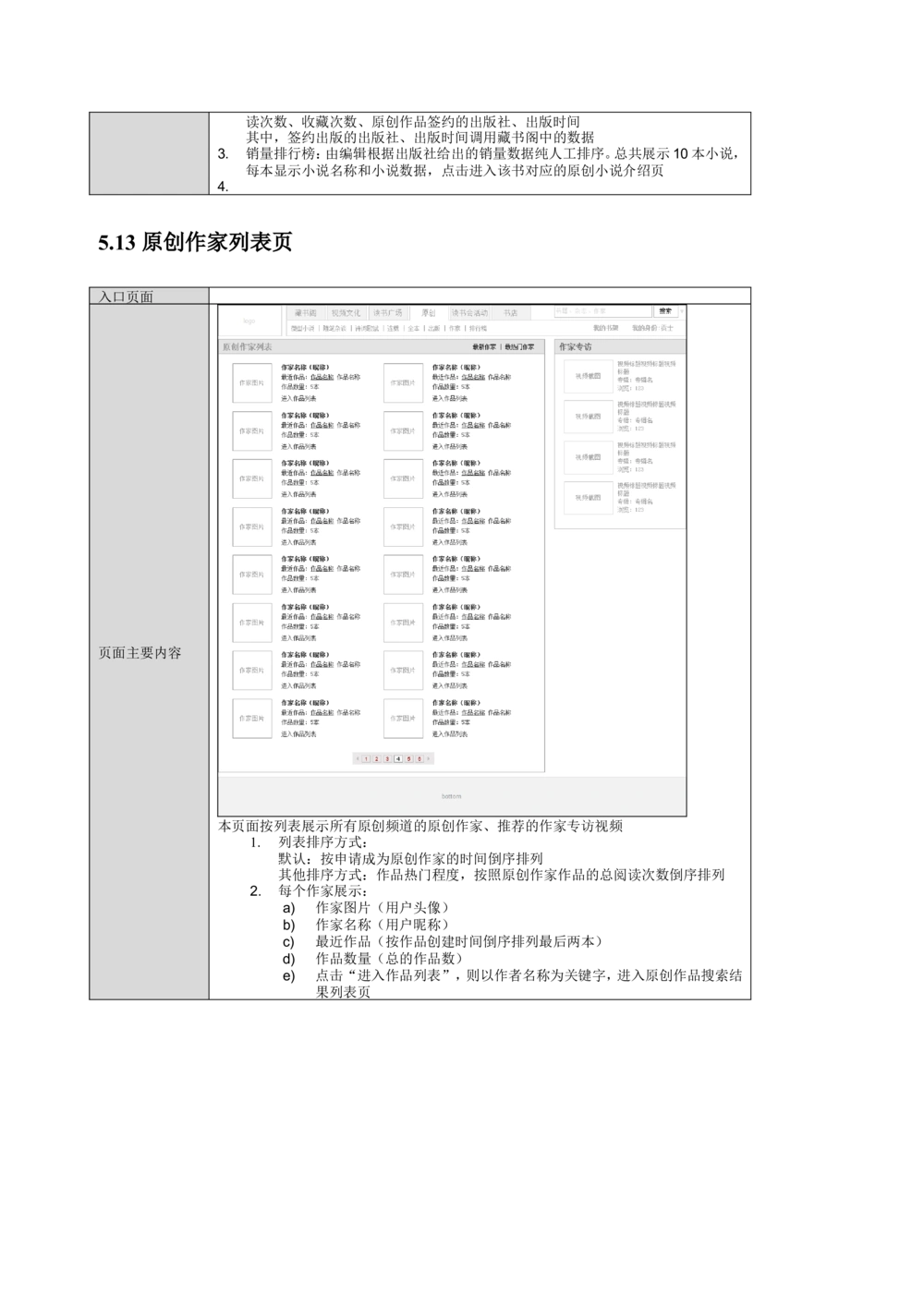 读书人频道产品需求文档_436套软件开发需求文档_VD516-软件开发需求文档_10各类系统软件开发需求_更新内容_产品需求文档案例（73份）