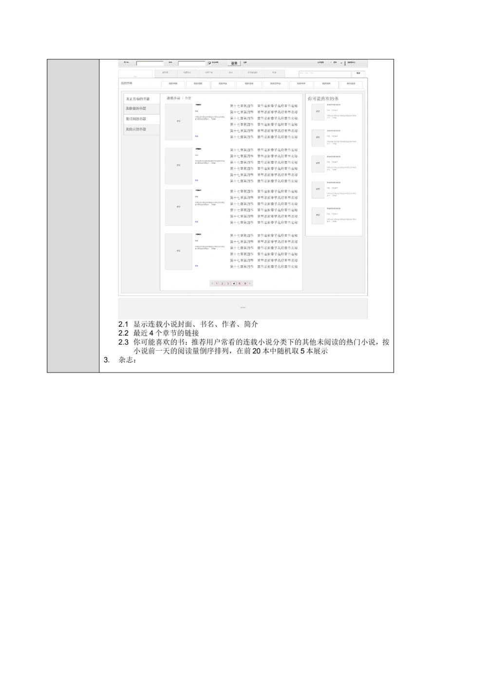 读书人频道产品需求文档_436套软件开发需求文档_VD516-软件开发需求文档_10各类系统软件开发需求_更新内容_产品需求文档案例（73份）