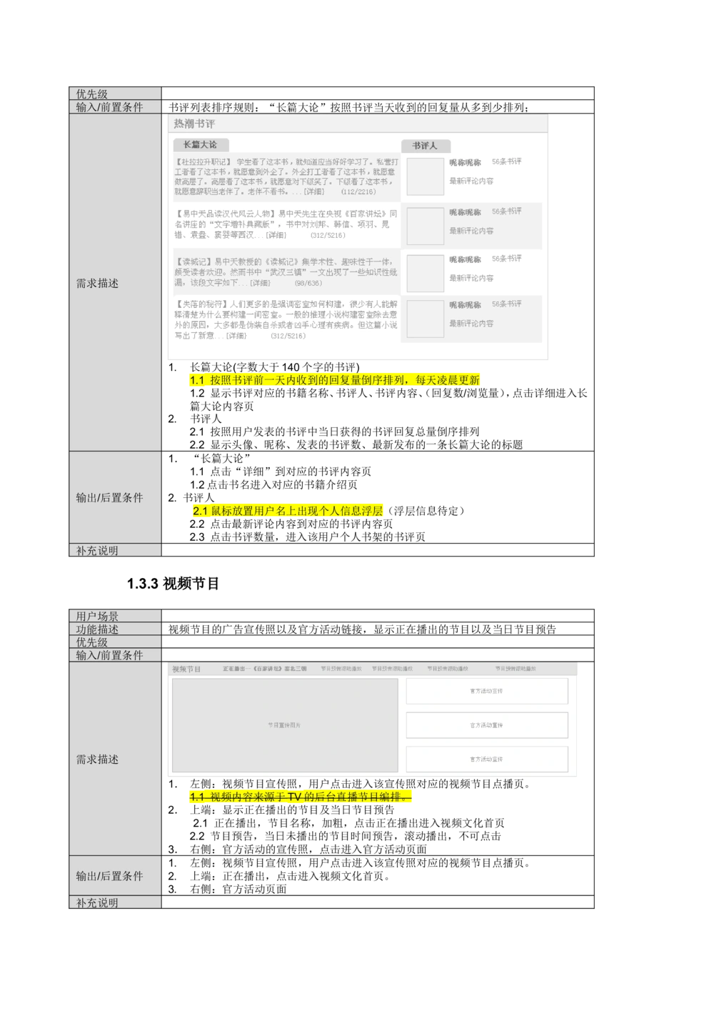 读书人频道产品需求文档_436套软件开发需求文档_VD516-软件开发需求文档_10各类系统软件开发需求_更新内容_产品需求文档案例（73份）