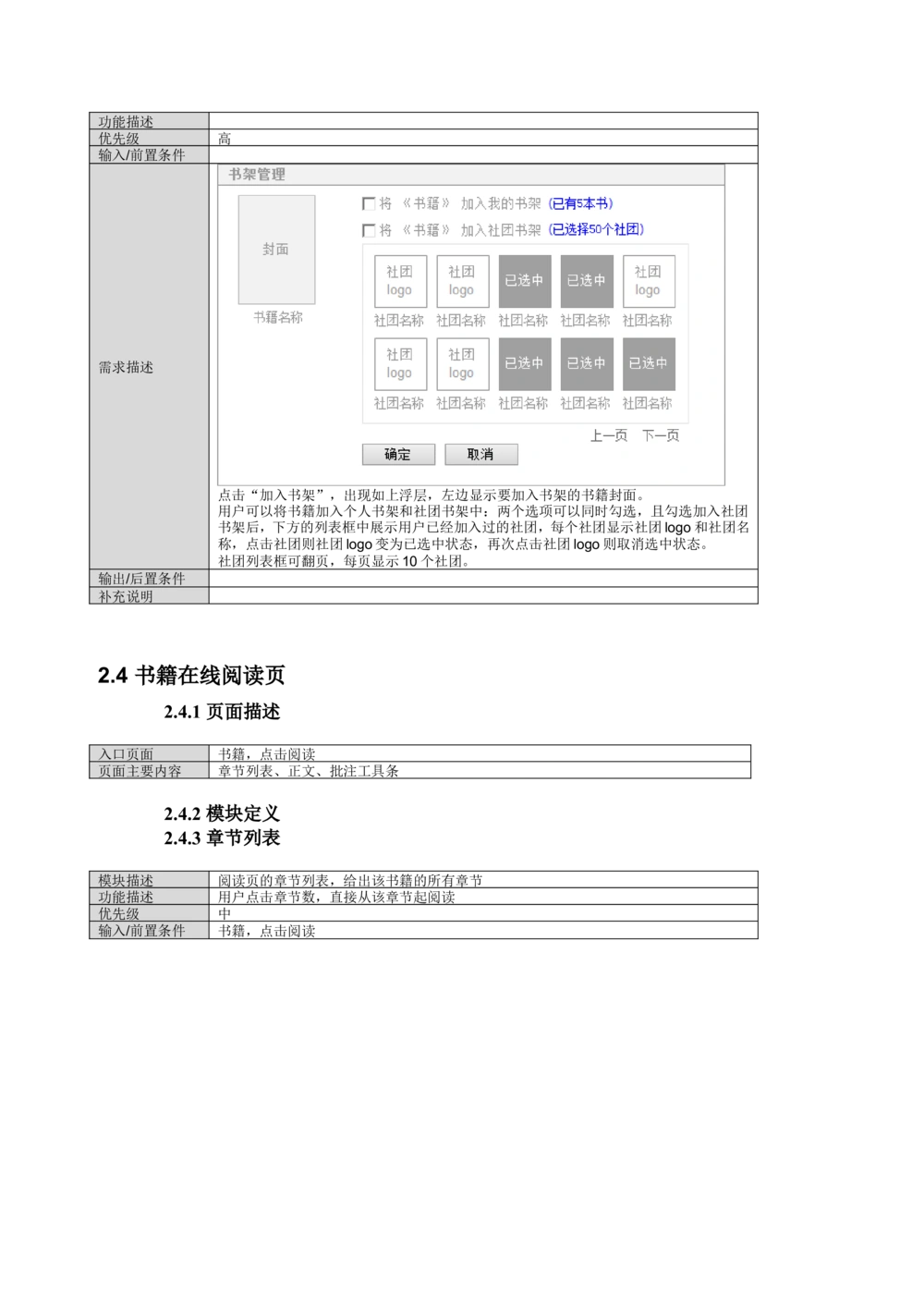 读书人频道产品需求文档_436套软件开发需求文档_VD516-软件开发需求文档_10各类系统软件开发需求_更新内容_产品需求文档案例（73份）