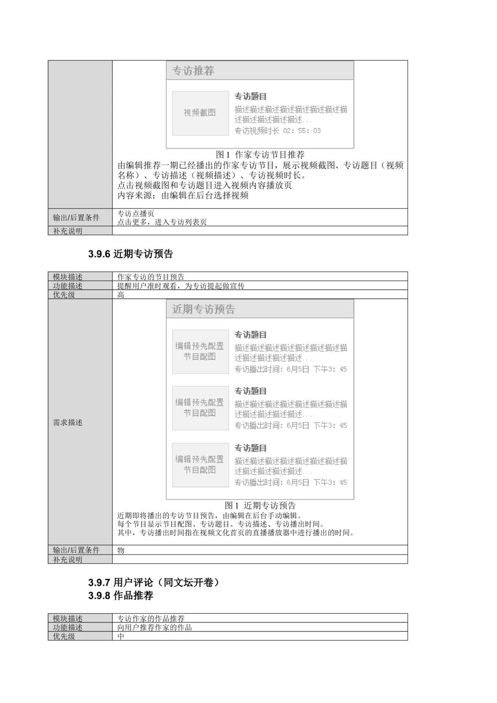 读书人频道产品需求文档_436套软件开发需求文档_VD516-软件开发需求文档_10各类系统软件开发需求_更新内容_产品需求文档案例（73份）