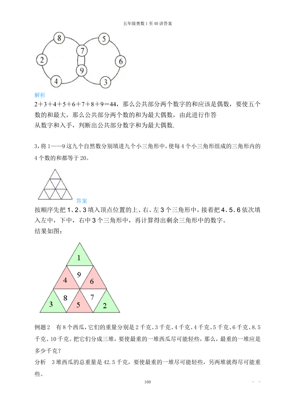 00五年级奥数答案_小学奥数举一反三1-6年级相关课程_5五年级奥数《举一反三》_5五年级奥数（40讲）《举一反三》