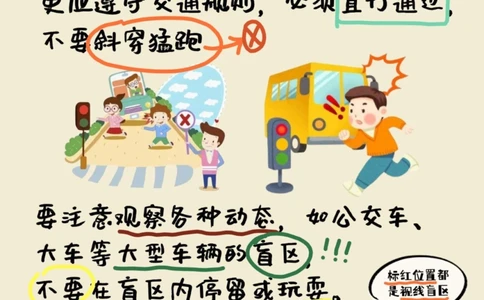 122交通安全日孩子必学的交通安全知识_中小学精品资料(高清可打印)_常识知识大全集140份高清资料整理版