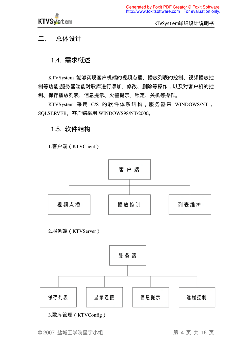 软件设计说明书范例_436套软件开发需求文档_VD516-软件开发需求文档_03软件设计说明书（23份）