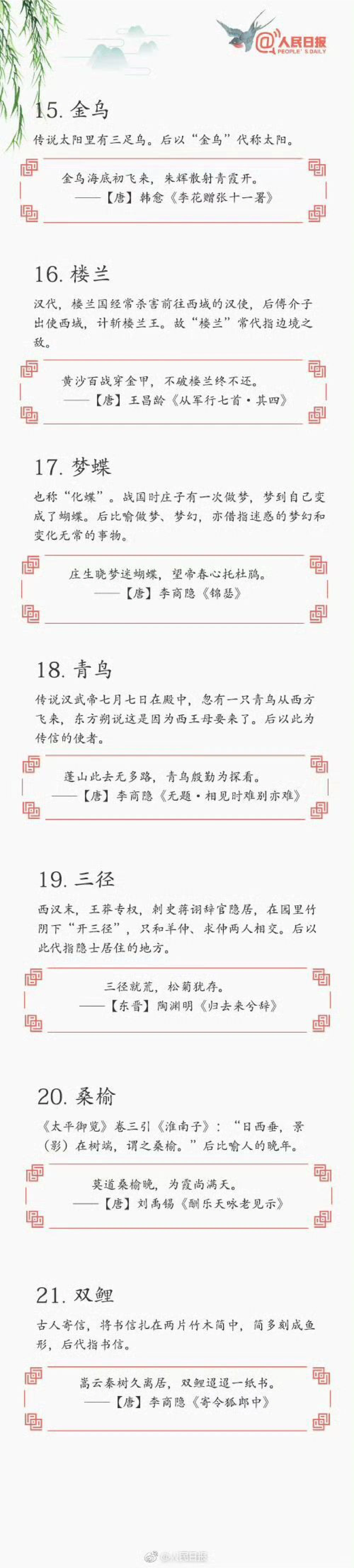 70个诗词中常见的文化典故_中小学精品资料(高清可打印)_古诗词大全集281份高清资料整理版