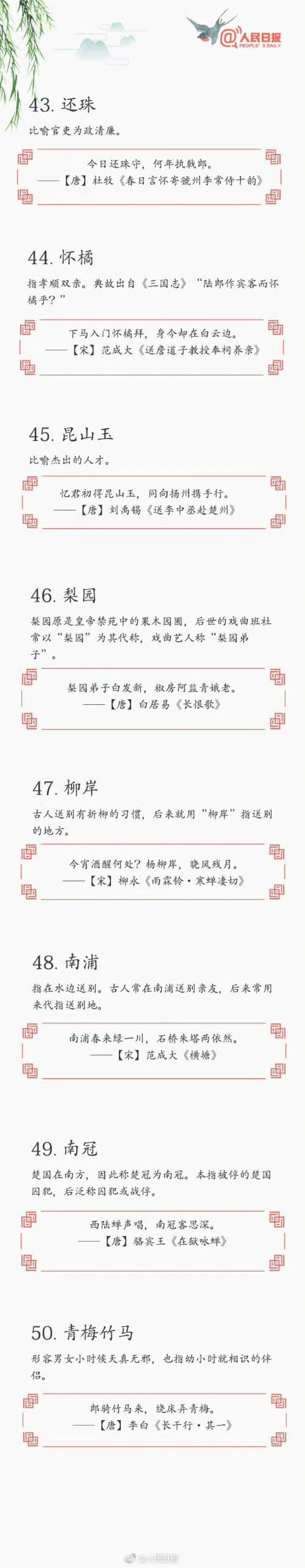 70个诗词中常见的文化典故_中小学精品资料(高清可打印)_古诗词大全集281份高清资料整理版