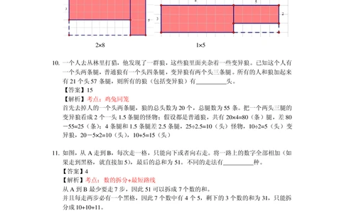 2015第十五届中环杯三年级初赛详解_小学奥数举一反三1-6年级相关课程_奥数历年杯赛真题全套（PDF、Word可打印）_06、其他-中环杯真题（部分年限二、三、四、五年级）_初赛_三年级