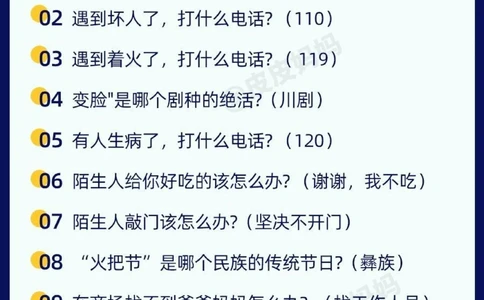 小朋友必备86个百科常识_中小学精品资料(高清可打印)_常识知识大全集140份高清资料整理版