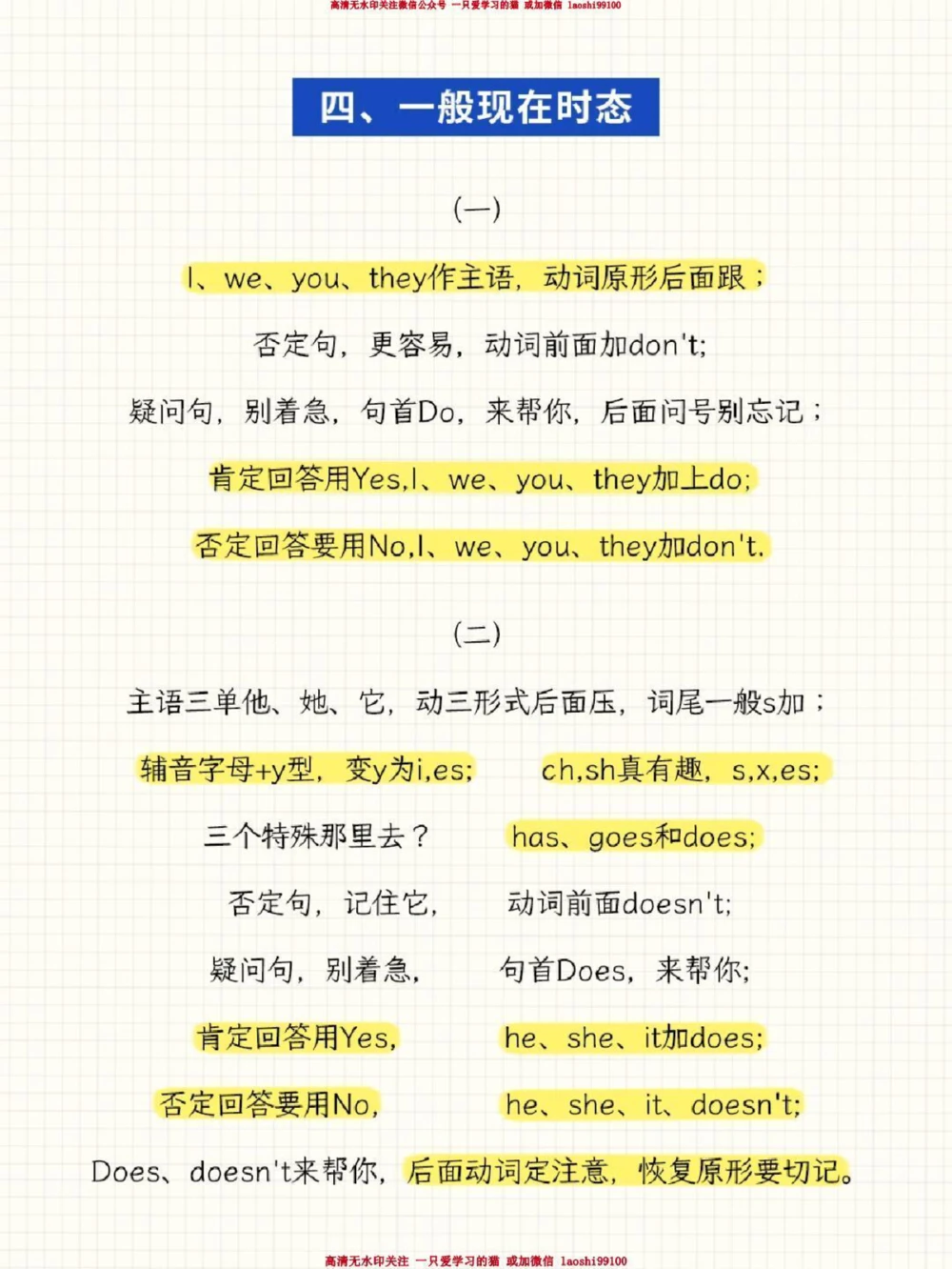 干货-英语期末常考语法顺口溜_2025抖音最火小学全科全年级资料大全集超完整版_小学英语VIP资源禁止外传