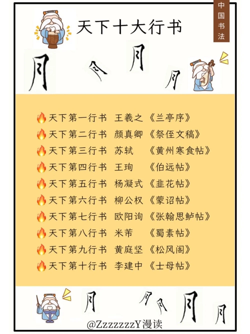 国粹&middot;书法｜汉字书法五千年之美_中小学精品资料(高清可打印)_百科知识大全集312份高清资料整理版