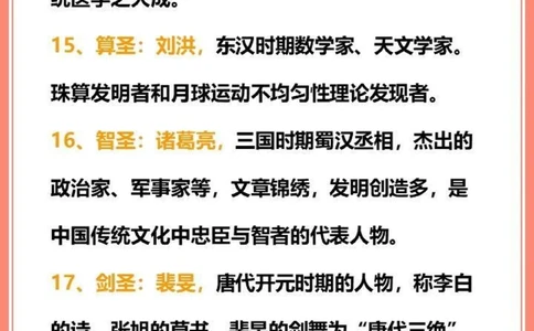 传统文化一起盘点中国历史上的那些&ldquo;圣&rdquo;_中小学精品资料(高清可打印)_古文化大全集628份高清资料整理版