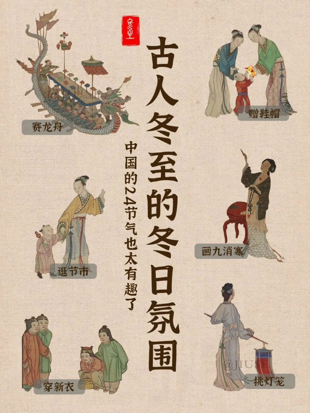 冬至丨古人过冬都有哪些仪式感_中小学精品资料(高清可打印)_古文化大全集628份高清资料整理版