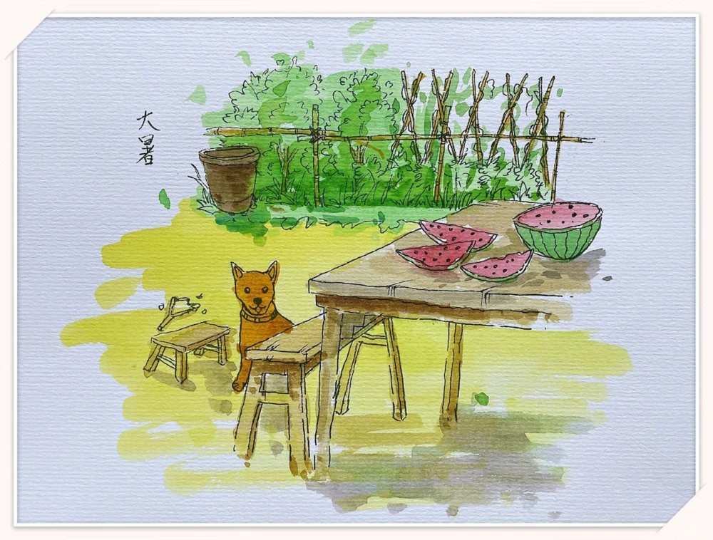 大暑至，夏更浓。_中小学精品资料(高清可打印)_古文化大全集628份高清资料整理版