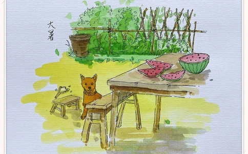 大暑至，夏更浓。_中小学精品资料(高清可打印)_古文化大全集628份高清资料整理版